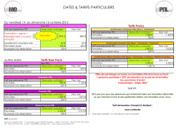 Télécharger les tarifs Particuliers 2016-2017