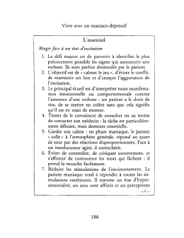 Vivre avec un maniaco-d&eacute;pressif - Clinique du Chateau de Garches