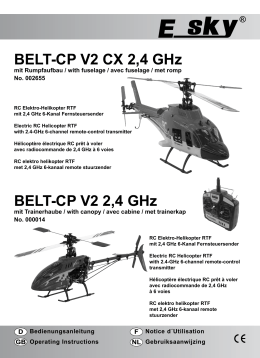 BELT-CP V2 CX 2,4 GHz BELT-CP V2 2,4 GHz