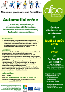 une formation de niveau Bac+2