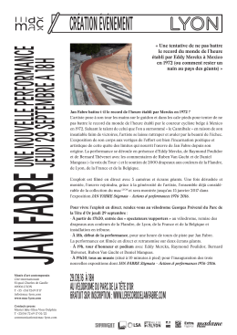 communiqué (format pdf, 423 Ko) - Musée d`art contemporain de Lyon