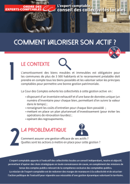 COMMENT VALORISER SON ACTIF ?