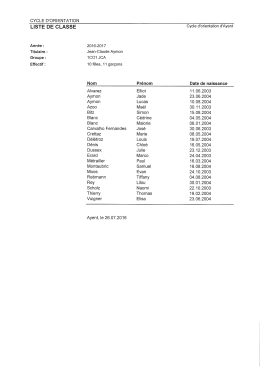 Liste classes CO_16-17
