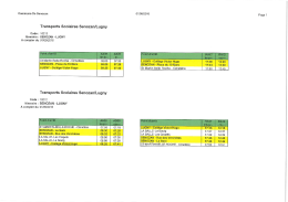 Horaires des Transports scolaires Senozan/Lugny