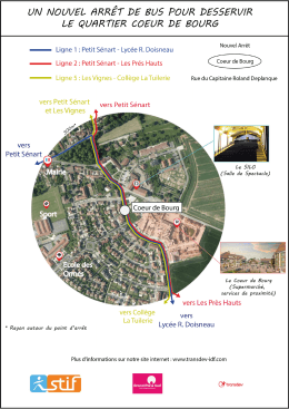 Plan situation Coeur de Bourg