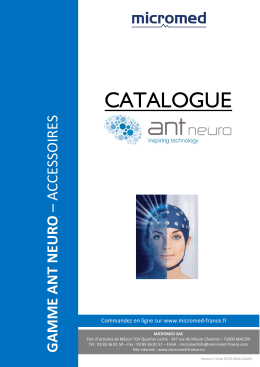 CATALOGUE - Micromed France