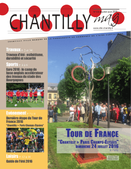 tour de france - Ville de Chantilly
