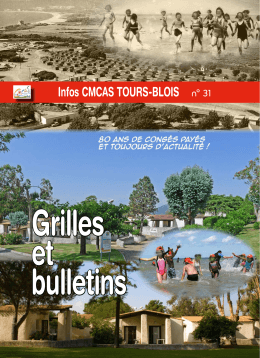 Infos CMCAS TOURS-BLOIS n° 31 - Site de la CMCAS Tours