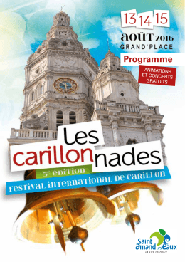 Programme - Ville de Saint-Amand-les-Eaux