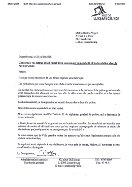 Page 1 25/07/2016 10:07 Ville de Luxembourg Sec.general. (FAX)+