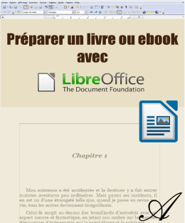 Préparer un livre ou ebook avec LibreOffice