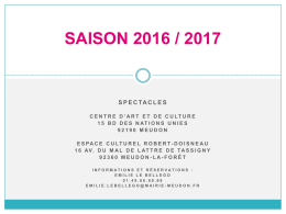 SAISON 2016 / 2017