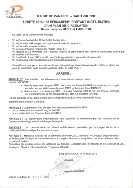 Page 1 eastazo. MAIRIE DE PANAZOL – HAUTE