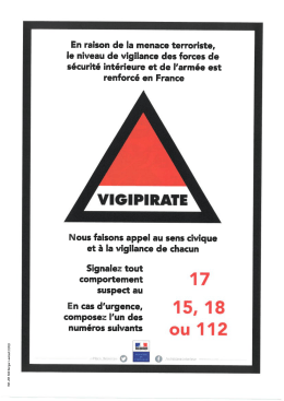 faisons appel au sens civique et &agrave; la vigilance de chacun.