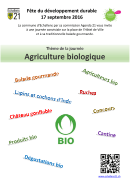 Agriculture biologique
