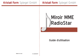 Guide d`utilisation - Kristall-Form