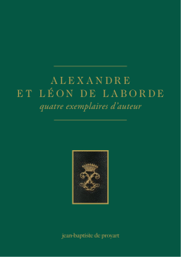 AlexAndre et léon de lAborde - Jean