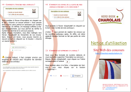 Notice - Herd Book Charolais