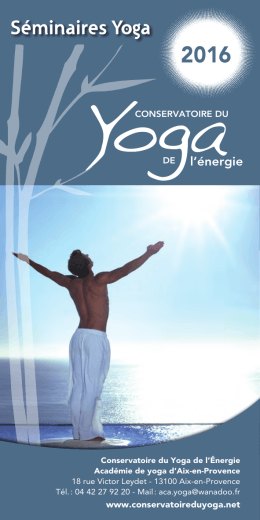 DE l`énergie - Académie de Yoga