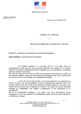 formulaire de déclaration - Saint-Sauveur-le