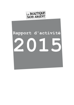 Lire le rapport d`activité de l`association pour 2015…
