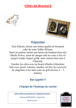 Côtes de Broutard - OFFICE du TOURISME d`ARUDY