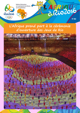 L`Afrique prend part à la cérémonie d`ouverture des Jeux de Rio
