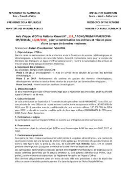 AONO N° 114 MINT-SPI fr - Ministère des Marchés Publics