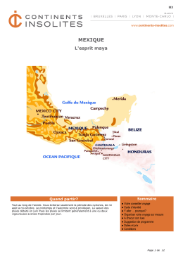 mexique - Continents Insolites