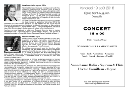 2016 08 19 Deauville concert programme