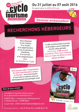 T&eacute;l&eacute;charger le flyer - Perrigny-l&egrave;s