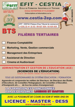 Page 1 2EP EcoLE DE FORMATION INDUSTRIELLE ET TERTIAIRE