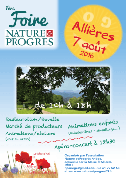 Allières - Nature et Progrès Ariège