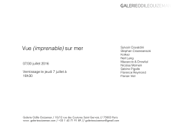 PDF - Galerie Odile Ouizeman