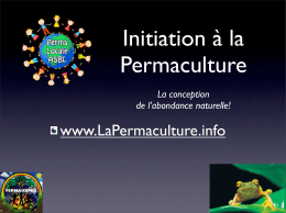 Initiation-permaculture
