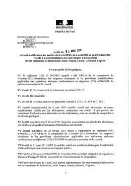 Télécharger l`arrêté préfectoral - Aéroport Saint