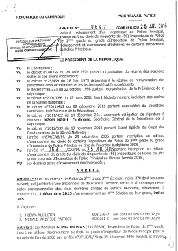 Inspecteur de Police Principal - D&eacute;l&eacute;gation G&eacute;n&eacute;rale &agrave; la S&ucirc;ret&eacute;