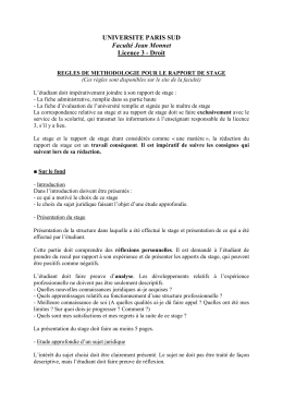 procédure - Faculté Jean Monnet