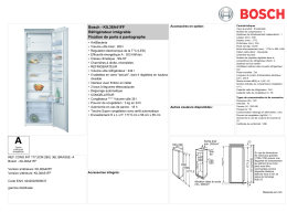 Bosch - KIL38A41FF R&eacute;frig&eacute;rateur int&eacute;grable Fixation de porte &agrave;