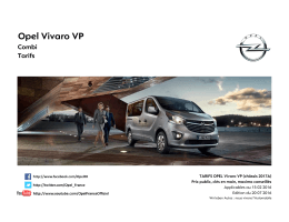 Opel Vivaro VP