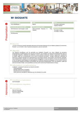 m1 biosante - Université Toulouse III