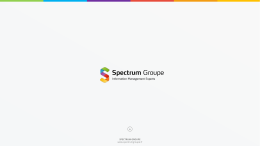 Spectrum Benchmark RSE Spectrum Groupe