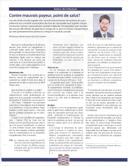 CONTRE MAUVAIS PAYEUR