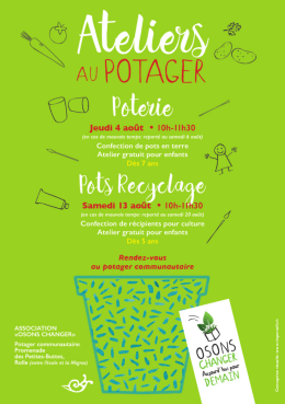 Ateliers ? Osons changer