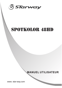 Manuel SpotKolor 48HD FR