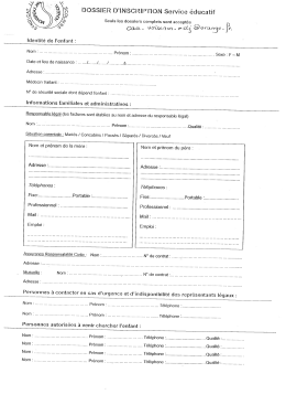 T&eacute;l&eacute;charger le dossier d`inscription