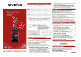 Télécharger votre coupon de remboursement