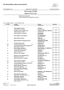 4 Liste de départs épreuve 35 - Startliste Prüfung 35