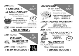 Cliquer ici pour consulter le programme