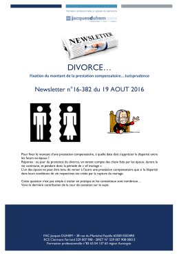 divorce… - Jacques Duhem – Formation Gestion de Patrimoine